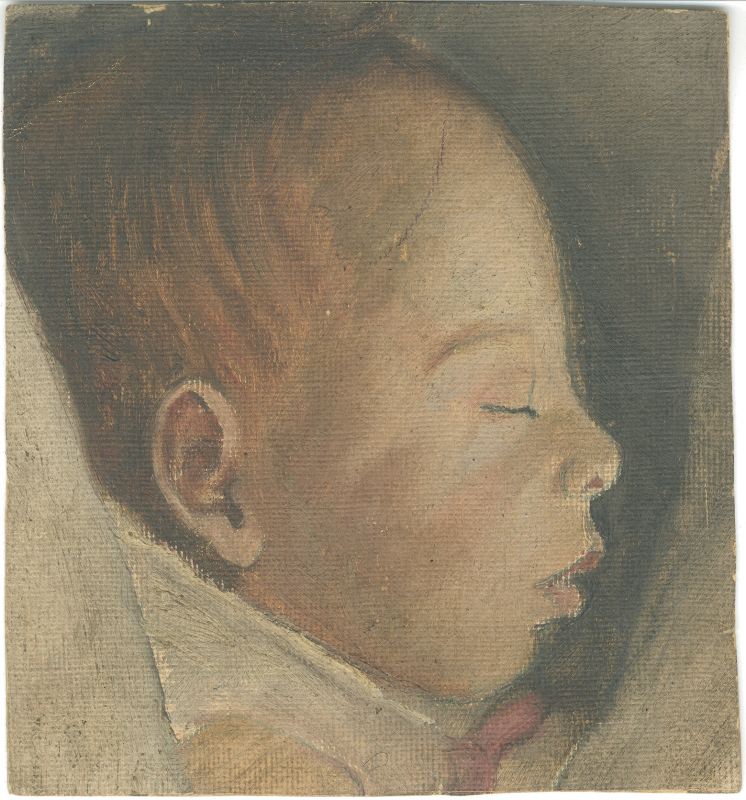 Unidentified baby, unsigned