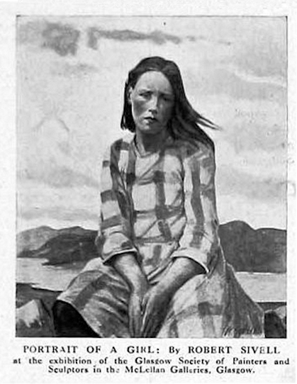 Portrait of a Girl: from a newspaper photo, may be "Katrina" 